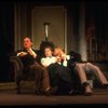 L-R) Actors Rex Harrison, Cheryl Kennedy and Jack Gwillim in a scene from the Broadway revival of the musical "My Fair Lady." (New York)