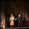 L-R) Actors Cheryl Kennedy, Rex Harrison and Jack Gwillim in a scene from the Broadway revival of the musical "My Fair Lady." (New York)