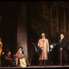 L-R) Actors Cheryl Kennedy, Rex Harrison and Jack Gwillim in a scene from the Broadway revival of the musical "My Fair Lady." (New York)