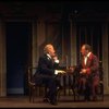 L-R) Actors Jack Gwillim and Rex Harrison  in a scene from the Broadway revival of the musical "My Fair Lady." (New York)