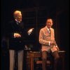 L-R) Actors Jack Gwillim and Rex Harrison  in a scene from the Broadway revival of the musical "My Fair Lady." (New York)