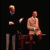 L-R) Actors Jack Gwillim and Rex Harrison  in a scene from the Broadway revival of the musical "My Fair Lady." (New York)