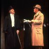 L-R) Actors Jack Gwillim and Rex Harrison  in a scene from the Broadway revival of the musical "My Fair Lady." (New York)