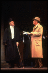 L-R) Actors Jack Gwillim and Rex Harrison  in a scene from the Broadway revival of the musical "My Fair Lady." (New York)