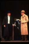 L-R) Actors Jack Gwillim and Rex Harrison  in a scene from the Broadway revival of the musical "My Fair Lady." (New York)