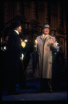 L-R) Actors Jack Gwillim and Rex Harrison  in a scene from the Broadway revival of the musical "My Fair Lady." (New York)