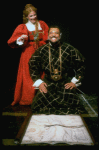 James Earl Jones as Othello and Dianne Wiest as Desdemona in a scene from the Broadway revival of the play "Othello." (New York)