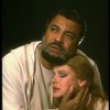 James Earl Jones as Othello and Dianne Wiest as Desdemona in a scene from the Broadway revival of the play "Othello." (New York)