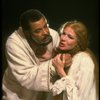 James Earl Jones as Othello and Dianne Wiest as Desdemona in a scene from the Broadway revival of the play "Othello." (New York)