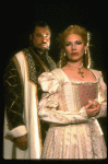 James Earl Jones as Othello and Dianne Wiest as Desdemona in a scene from the Broadway revival of the play "Othello." (New York)