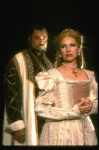 James Earl Jones as Othello and Dianne Wiest as Desdemona in a scene from the Broadway revival of the play "Othello." (New York)