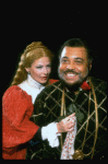 James Earl Jones as Othello and Dianne Wiest as Desdemona in a scene from the Broadway revival of the play "Othello." (New York)