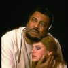 James Earl Jones as Othello and Dianne Wiest as Desdemona in a scene from the Broadway revival of the play "Othello." (New York)