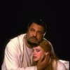 James Earl Jones as Othello and Dianne Wiest as Desdemona in a scene from the Broadway revival of the play "Othello." (New York)