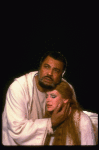 James Earl Jones as Othello and Dianne Wiest as Desdemona in a scene from the Broadway revival of the play "Othello." (New York)