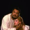 James Earl Jones as Othello and Dianne Wiest as Desdemona in a scene from the Broadway revival of the play "Othello." (New York)