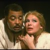 James Earl Jones as Othello and Dianne Wiest as Desdemona in a scene from the Broadway revival of the play "Othello." (New York)