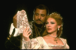 James Earl Jones as Othello and Dianne Wiest as Desdemona in a scene from the Broadway revival of the play "Othello." (New York)