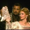 James Earl Jones as Othello and Dianne Wiest as Desdemona in a scene from the Broadway revival of the play "Othello." (New York)