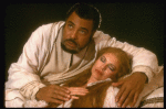 James Earl Jones as Othello and Dianne Wiest as Desdemona in a scene from the Broadway revival of the play "Othello." (New York)