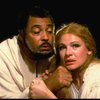 James Earl Jones as Othello and Dianne Wiest as Desdemona in a scene from the Broadway revival of the play "Othello." (New York)