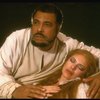 James Earl Jones as Othello and Dianne Wiest as Desdemona in a scene from the Broadway revival of the play "Othello." (New York)