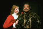 James Earl Jones as Othello and Dianne Wiest as Desdemona in a scene from the Broadway revival of the play "Othello." (New York)