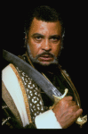 James Earl Jones as Othello in a scene from the Broadway revival of the play "Othello." (New York)