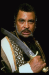 James Earl Jones as Othello in a scene from the Broadway revival of the play "Othello." (New York)