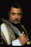 James Earl Jones as Othello in a scene from the Broadway revival of the play "Othello." (New York)