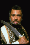 James Earl Jones as Othello in a scene from the Broadway revival of the play "Othello." (New York)