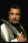 James Earl Jones as Othello in a scene from the Broadway revival of the play "Othello." (New York)