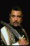 James Earl Jones as Othello in a scene from the Broadway revival of the play "Othello." (New York)