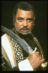 James Earl Jones as Othello in a scene from the Broadway revival of the play "Othello." (New York)