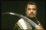 James Earl Jones as Othello in a scene from the Broadway revival of the play "Othello." (New York)