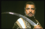 James Earl Jones as Othello in a scene from the Broadway revival of the play "Othello." (New York)