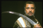 James Earl Jones as Othello in a scene from the Broadway revival of the play "Othello." (New York)