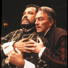 James Earl Jones as Othello and Christopher Plummer as Iago in a scene from the Broadway revival of the play "Othello" (New York)