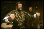 L-R) James Earl Jones as Othello and Christopher Plummer as Iago in a scene from the Broadway revival of the play "Othello." (New York)