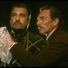 James Earl Jones as Othello and Christopher Plummer as Iago in a scene from the Broadway revival of the play "Othello." (New York)