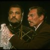 James Earl Jones as Othello and Christopher Plummer as Iago in a scene from the Broadway revival of the play "Othello." (New York)