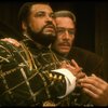 James Earl Jones as Othello and Christopher Plummer as Iago in a scene from the Broadway revival of the play "Othello" (New York)