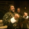 L-R) James Earl Jones as Othello and Christopher Plummer as Iago in a scene from the Broadway revival of the play "Othello." (New York)