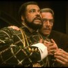 James Earl Jones as Othello and Christopher Plummer as Iago in a scene from the Broadway revival of the play "Othello" (New York)