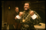 L-R) James Earl Jones as Othello and Christopher Plummer as Iago in a scene from the Broadway revival of the play "Othello." (New York)