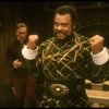 L-R) James Earl Jones as Othello and Christopher Plummer as Iago in a scene from the Broadway revival of the play "Othello." (New York)