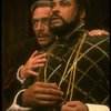 James Earl Jones as Othello and Christopher Plummer as Iago in a scene from the Broadway revival of the play "Othello" (New York)