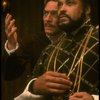 James Earl Jones as Othello and Christopher Plummer as Iago in a scene from the Broadway revival of the play "Othello" (New York)