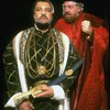 L-R) James Earl Jones and David Sabin in a scene from the Broadway revival of the play "Othello." (New York)