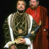 L-R) James Earl Jones and David Sabin in a scene from the Broadway revival of the play "Othello." (New York)